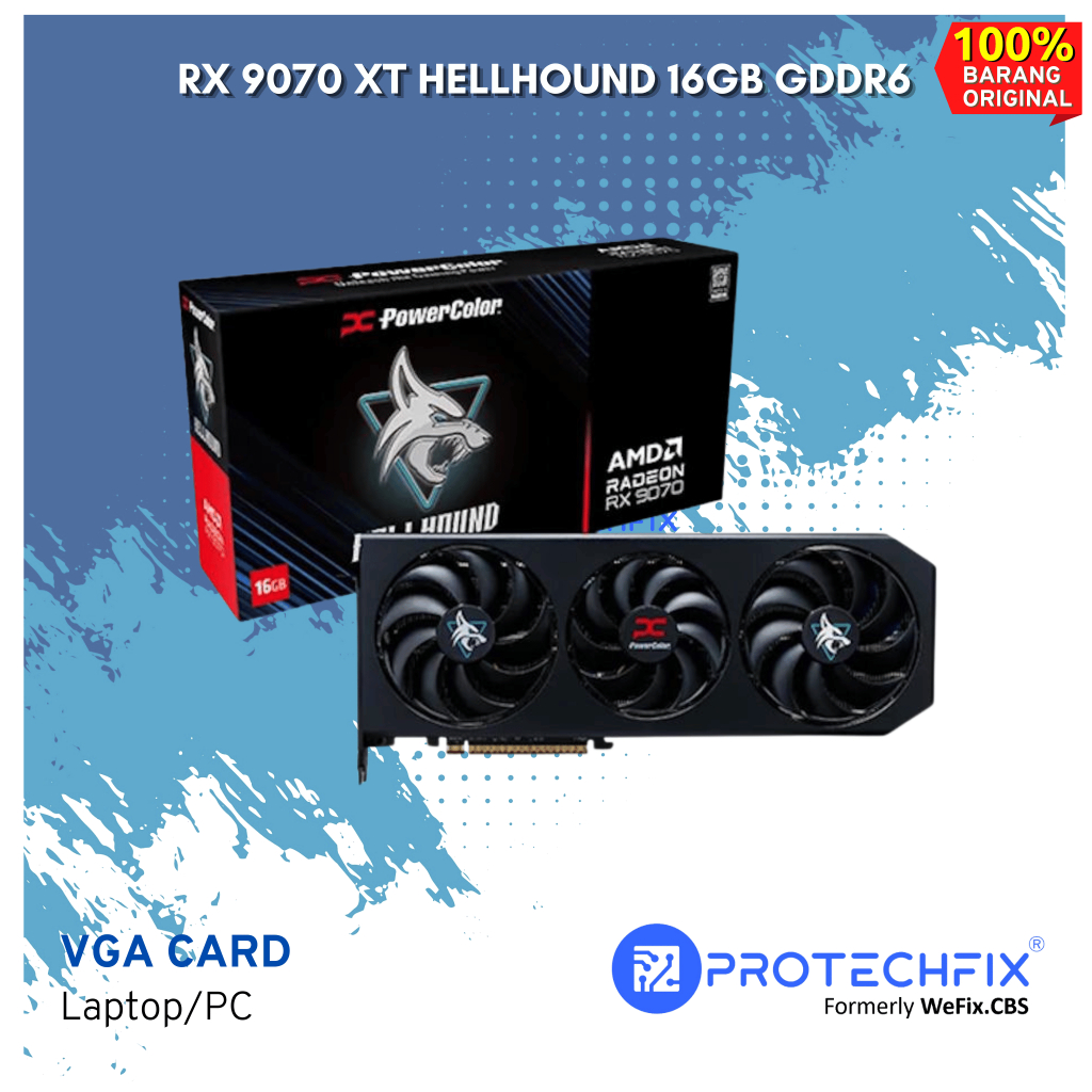 Jual POWERCOLOR Hellhound AMD Radeon RX 9070 16GB GDDR6 | Shopee Indonesia