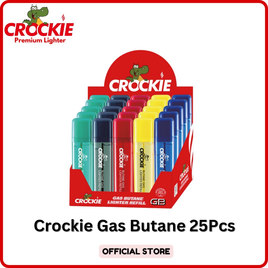 Jual Refill Korek Api - Gas Butane Crockie Box 25Pcs | Shopee Indonesia