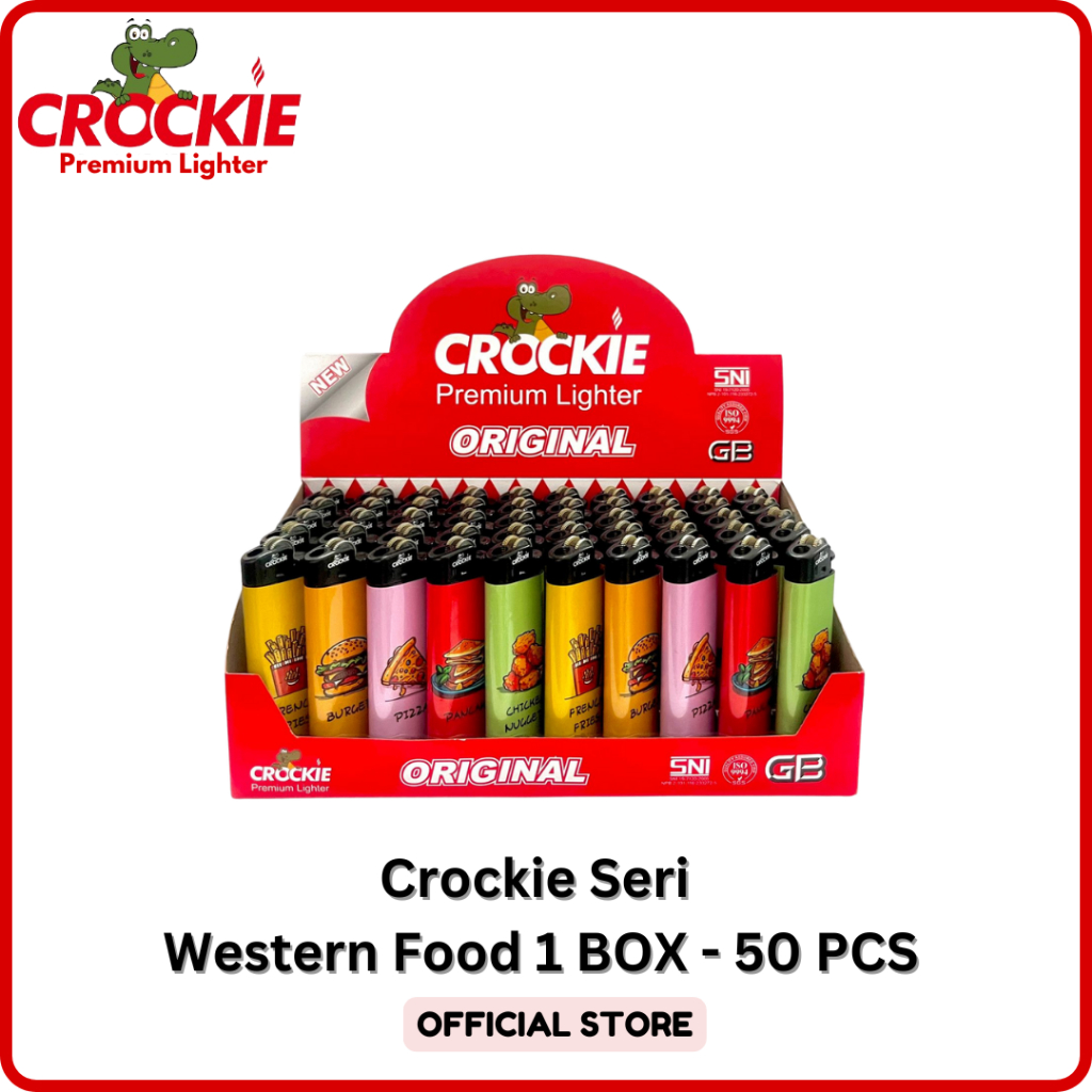 Jual Korek Api Crockie Seri Western Food Box - 50 Pcs | Shopee Indonesia