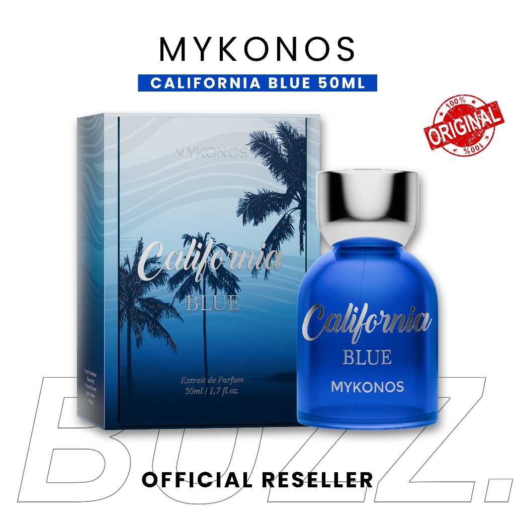 Jual Mykonos California Blue Extrait de Parfum 50 ML Parfum Unisex