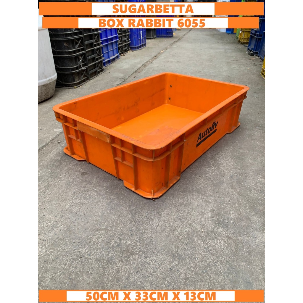 Jual WARNA RANDOM Bok Ikan Box Rabbit Container Box Rabbit Plastik Bok ...