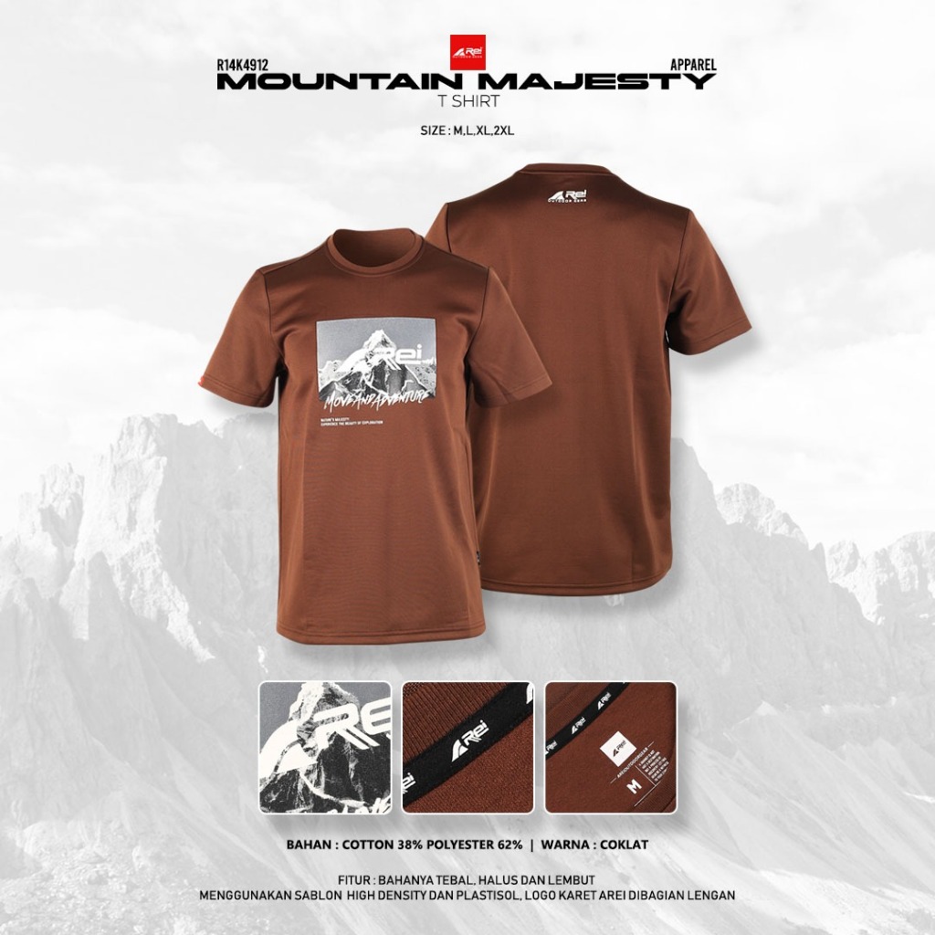 Cole Mountain Kaos Lengan Pendek Pria main image 1