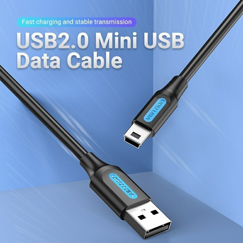Jual Vention Kabel Data USB 2.0 to Mini USB B For Camera Hardisk ...