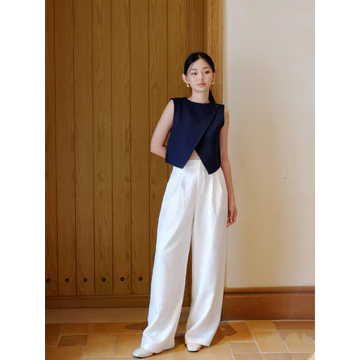 Avelle Dylan Pants Celana Panjang HW Kulot Wanita Basic Cullotte Highwaist Wide Leg Pants