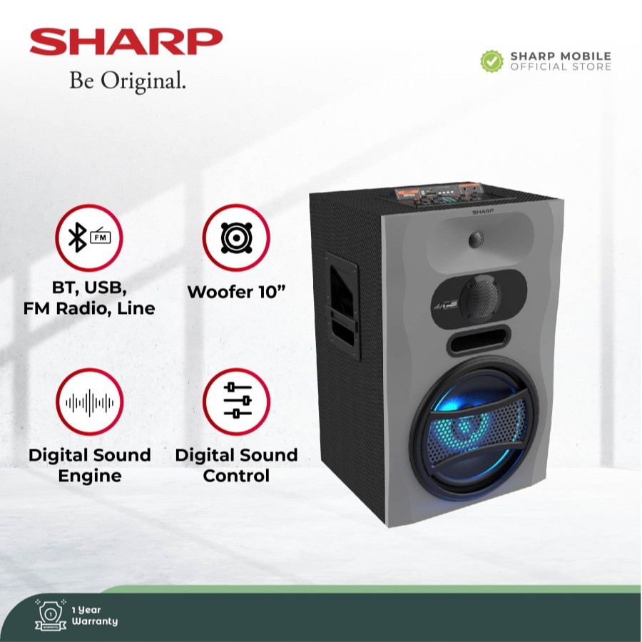 Jual SHARP Speaker Active CBOX-PROX10UBB | Shopee Indonesia