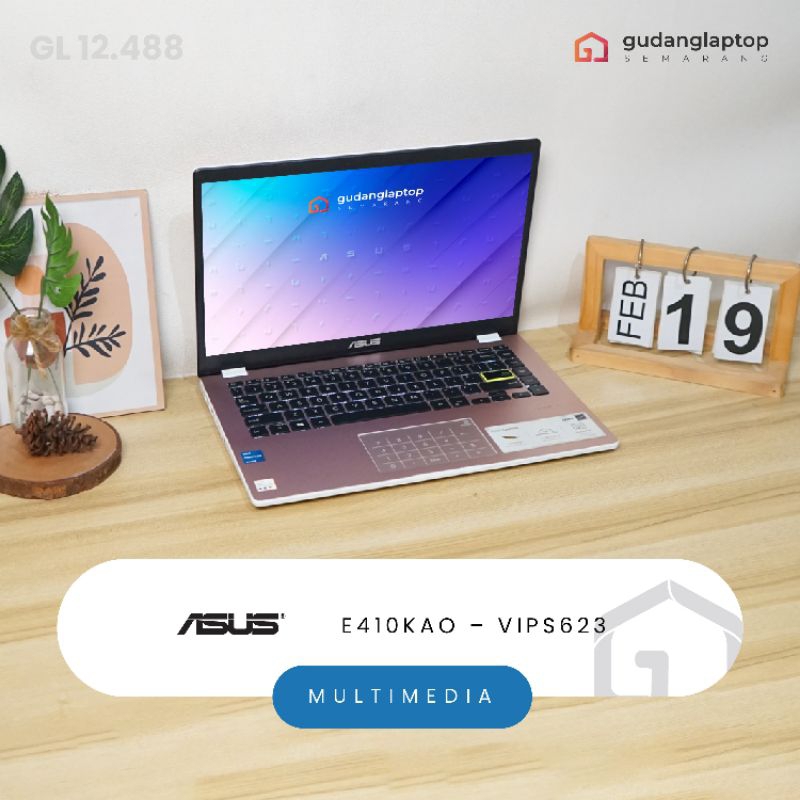 Jual ASUS E410KAO - VIPS623 Intel N6000 4/256 14 inch FHD IPS Bezeless ...