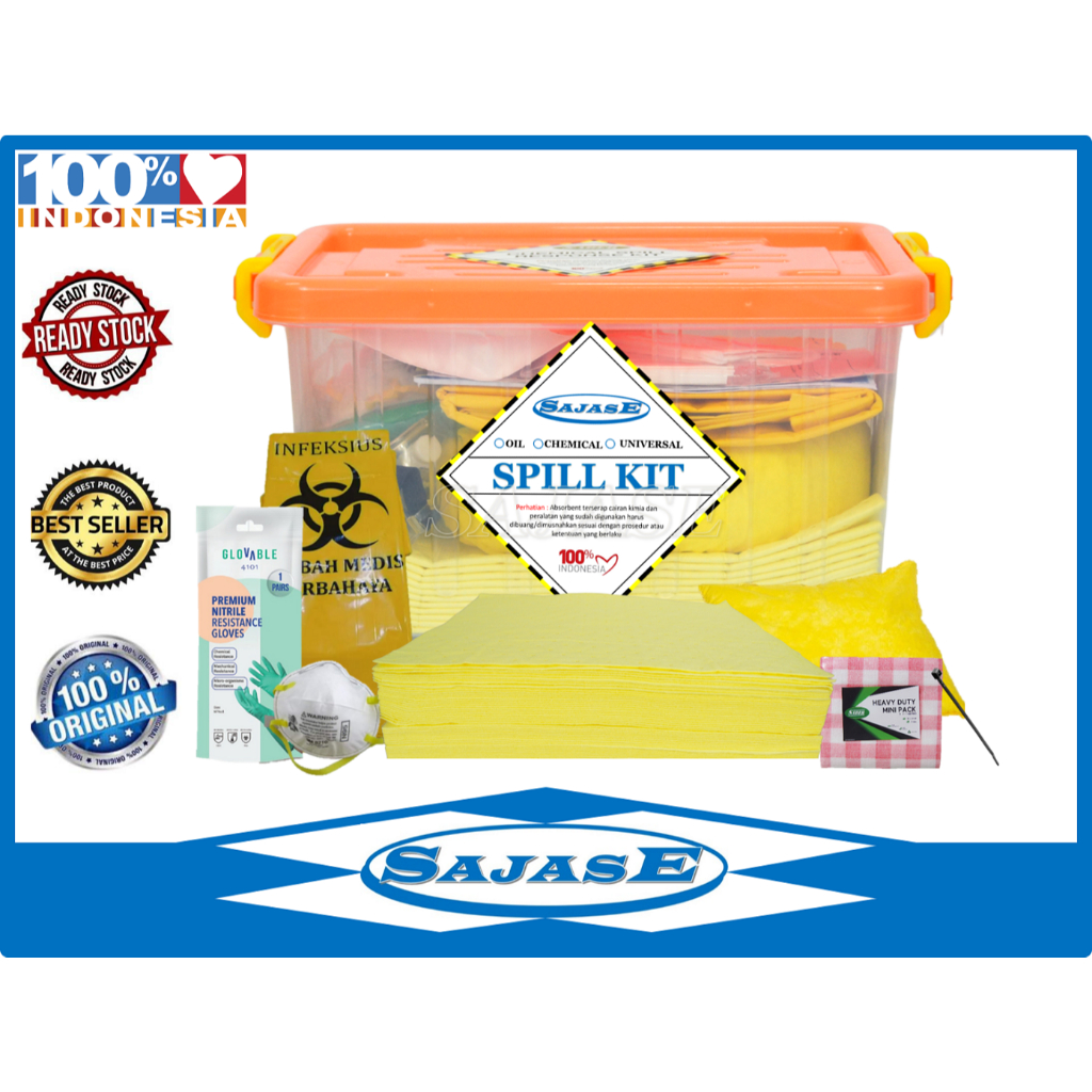 Jual Chemical Spill Kit 20L Chemical Spill Kit 15 Liter Spill Kit 10 ...