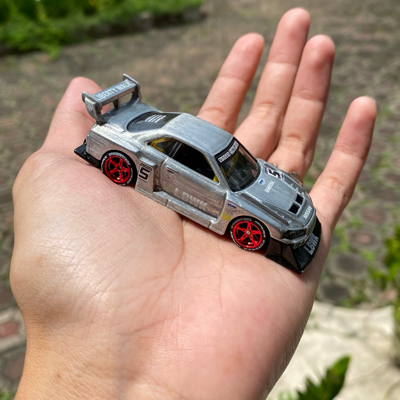 Jual Hot Wheels Custom R34 LBWK ZAMAC | Shopee Indonesia