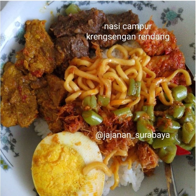 Nasi Kuning Empal Surabaya