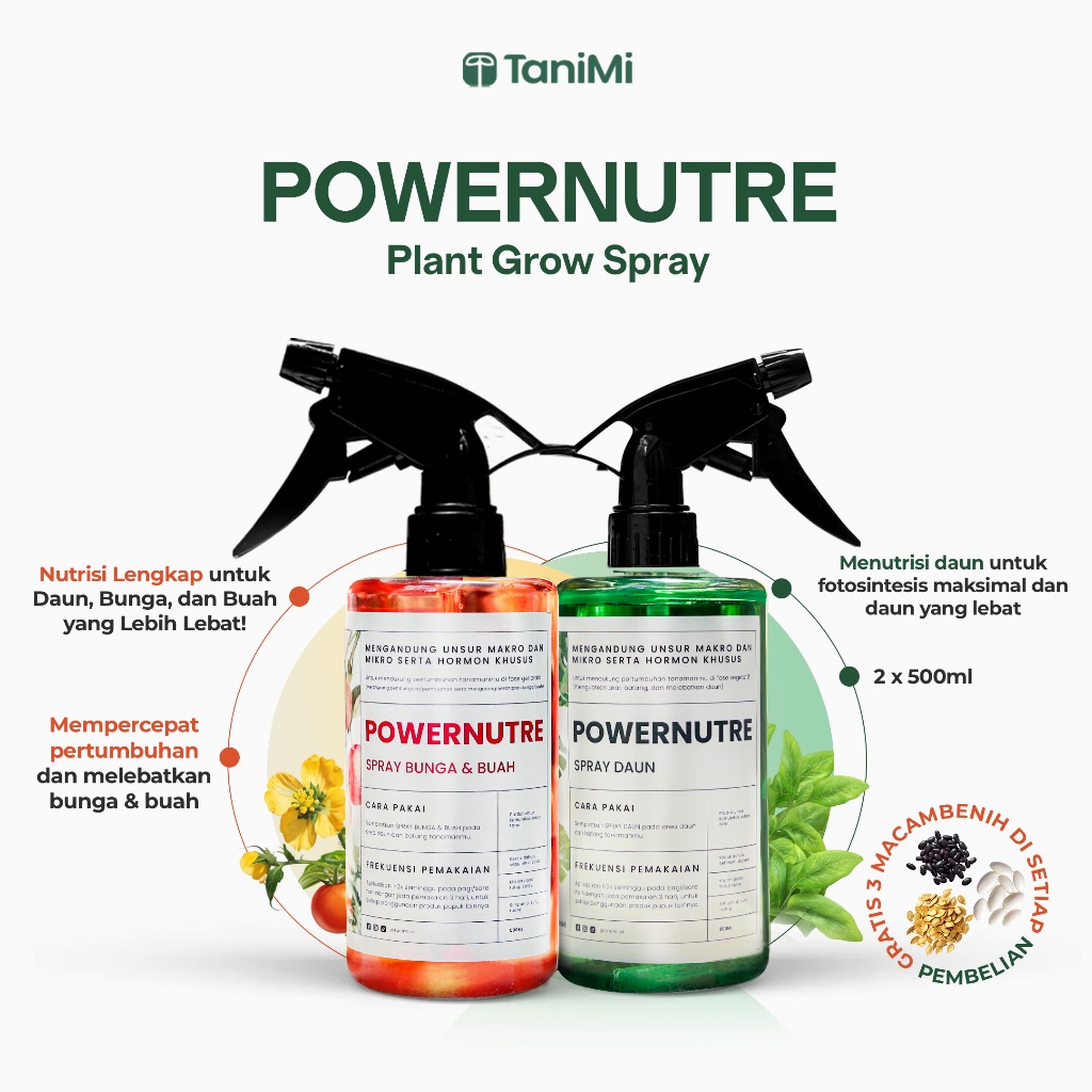 Jual TANIMI - [2 PCS] BUNDLING Pupuk Pelebat Daun dan Pupuk Pelebat ...