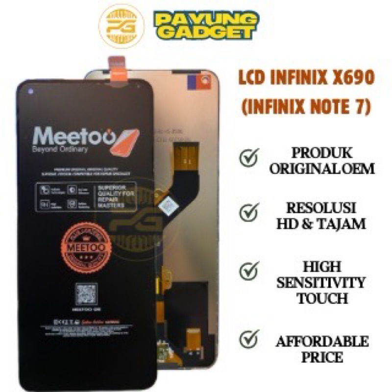 Jual LCD INFINIX X690 (INFINIX NOTE 7) ORIGINAL FULLSET | Shopee Indonesia
