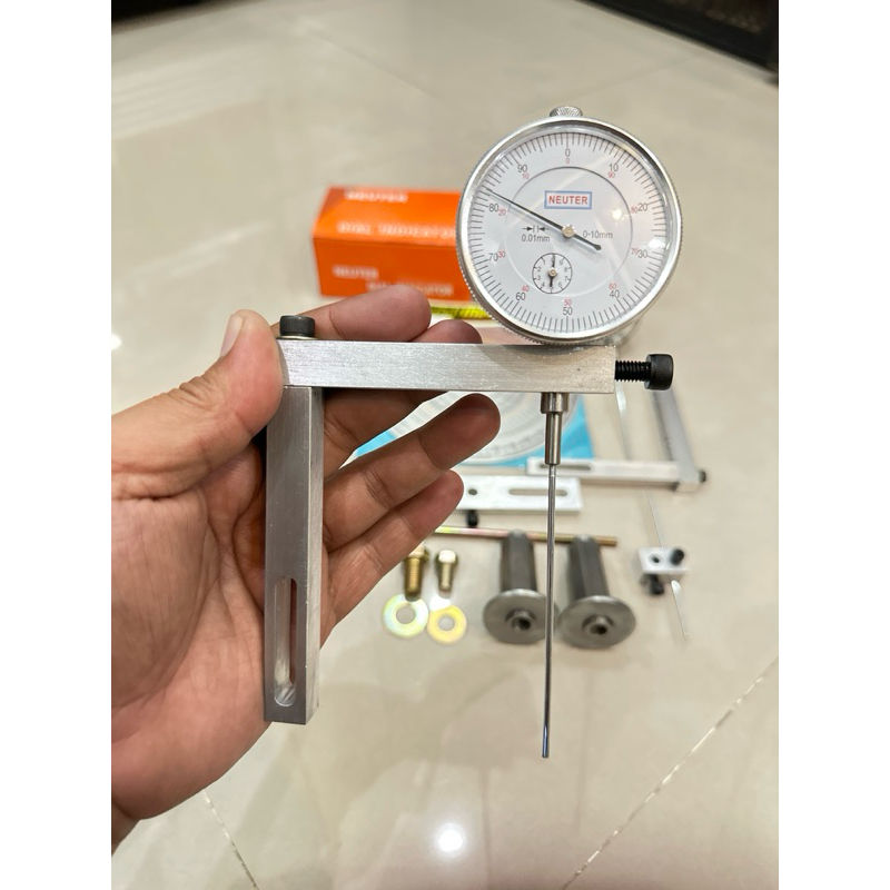 Jual dial motor set busur derajat set dayel dial indicator paket ...
