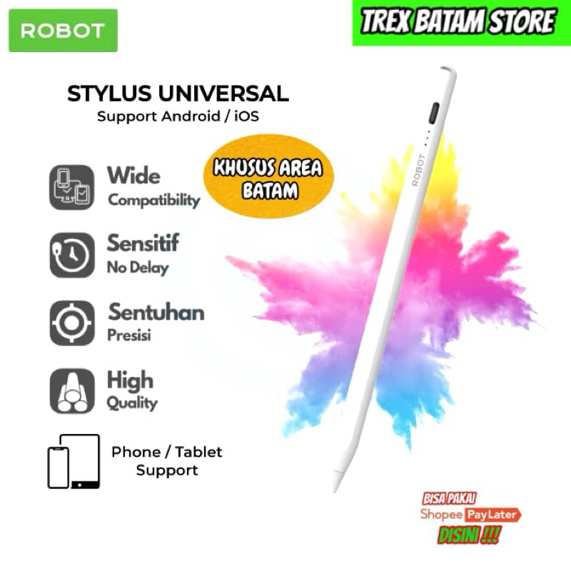 Jual STYLUS PEN ROBOT UNIVERSAL RSP10 FOR TAB TABLET PABLET IOS ...