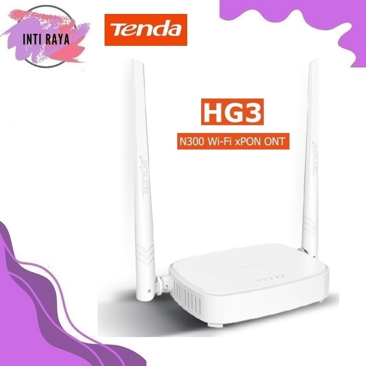 Jual Tenda HG3 N300 Wi-Fi xPON ONT | Shopee Indonesia