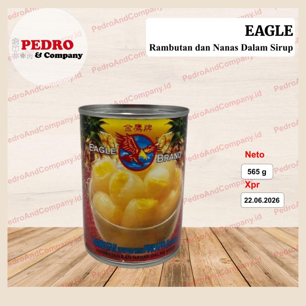 Jual Eagle brand rambutan stuffed pineapple in syrup 565 gram | Shopee ...