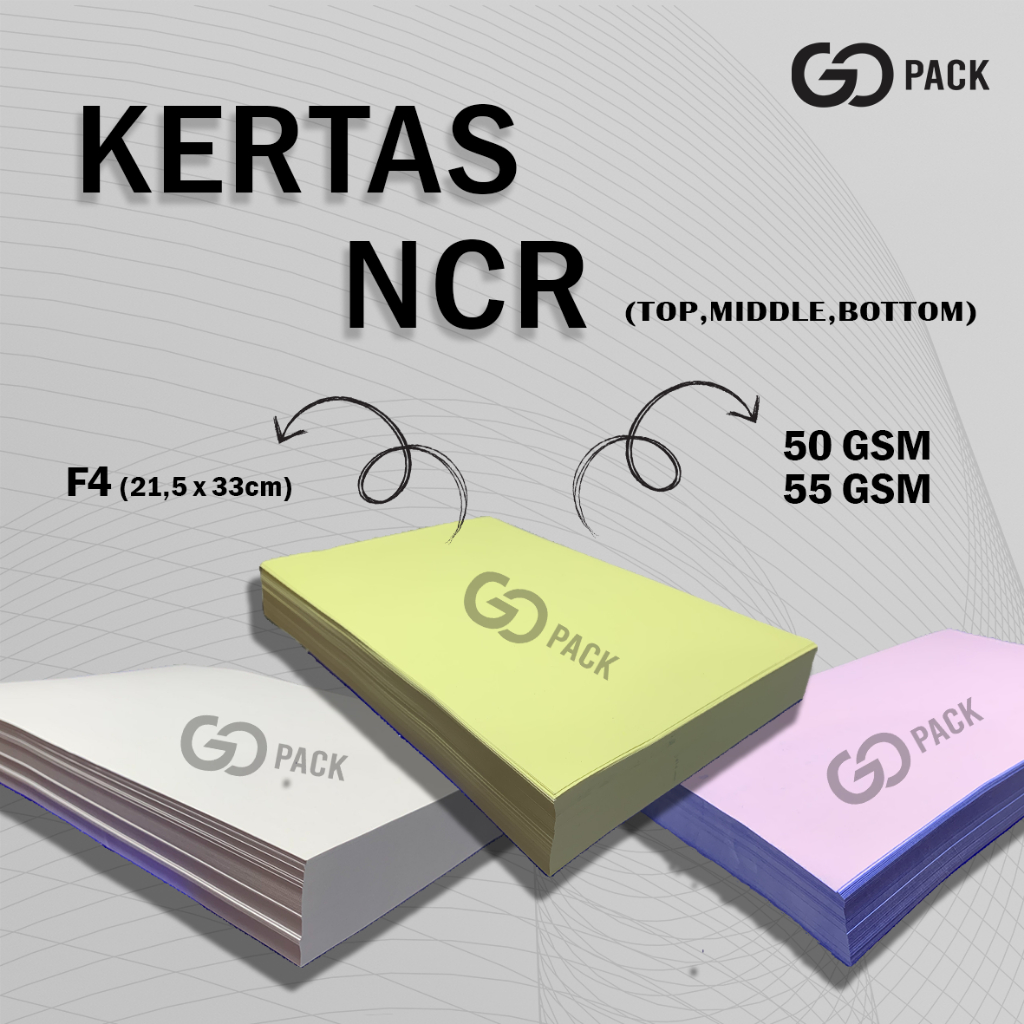 Jual Kertas NCR (Top, Middle, Bottom) Ukuran F4 | Shopee Indonesia