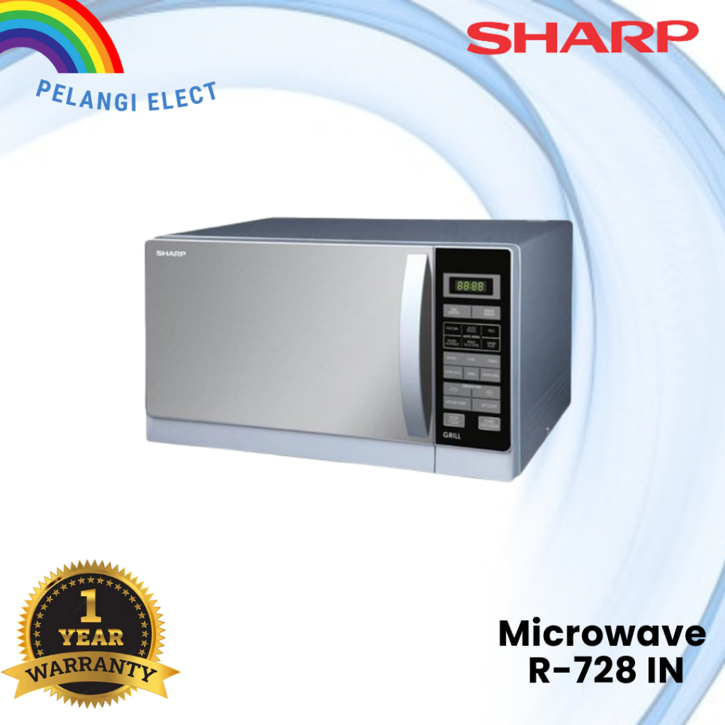 Jual MICROWAVE SHARP GRILL 25 L R728 | Shopee Indonesia