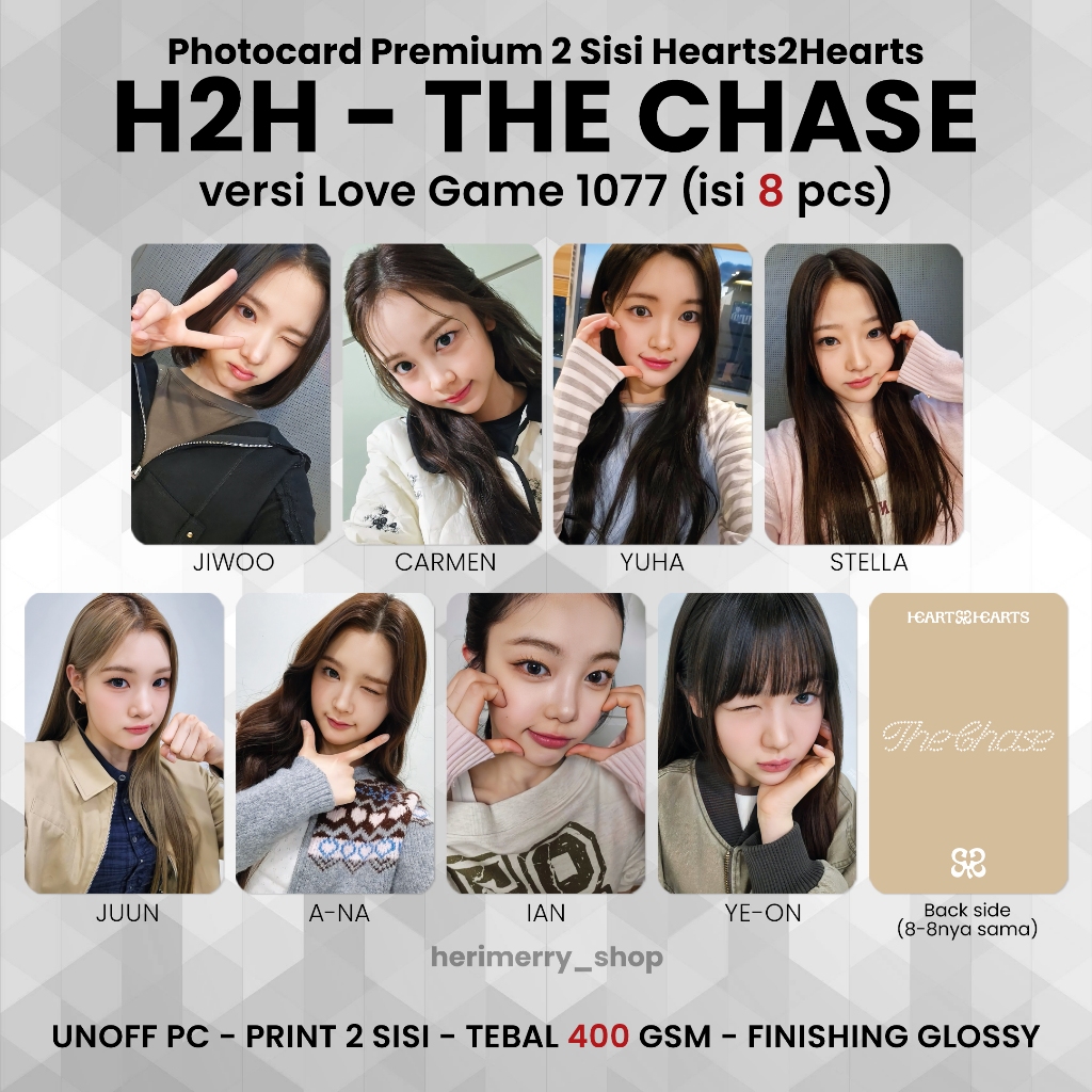 hearts2hearts h2h kpopmerch SHOPEE トレカ Jual Photocard