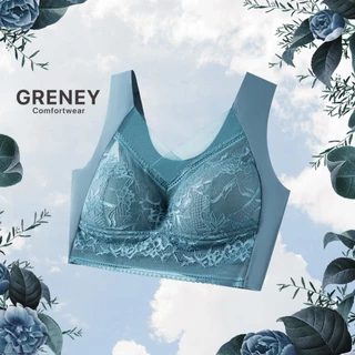 GRENEY-L.W.L-Bra Rompi Bigsize Renda Seamless Sport Push Up Bra Jumbo Rompi Renda Bunga Big Size Tanpa Kawat Glabs_89482