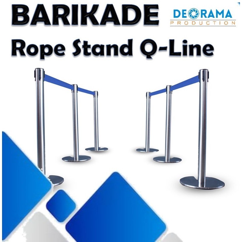 Jual Jasa sewa tiang pembatas antrian standar / ticketing Q-Line ...