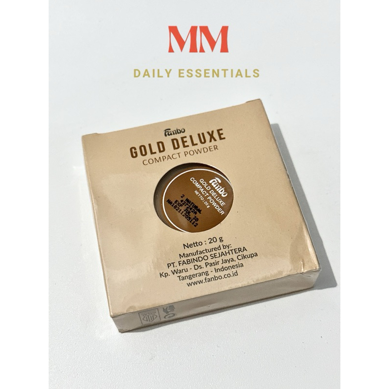 Jual Fanbo Gold Deluxe Compact Powder 20 Gr (PCS) | Shopee Indonesia