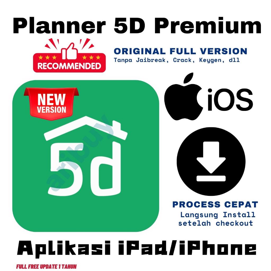 Jual Planner 5D Premium for iOS (iPhone & iPad) – Aplikasi Desain ...