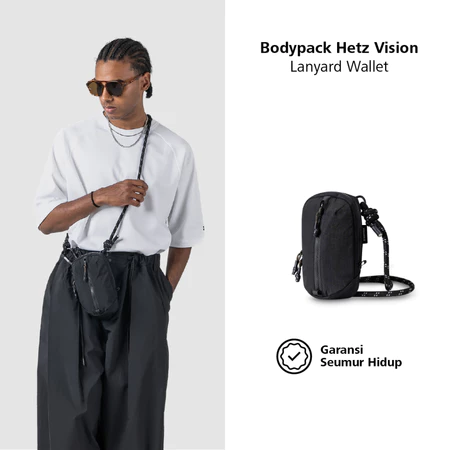 Bodypack Hetz Vision Travel Pouch untuk paspor dan dokumen