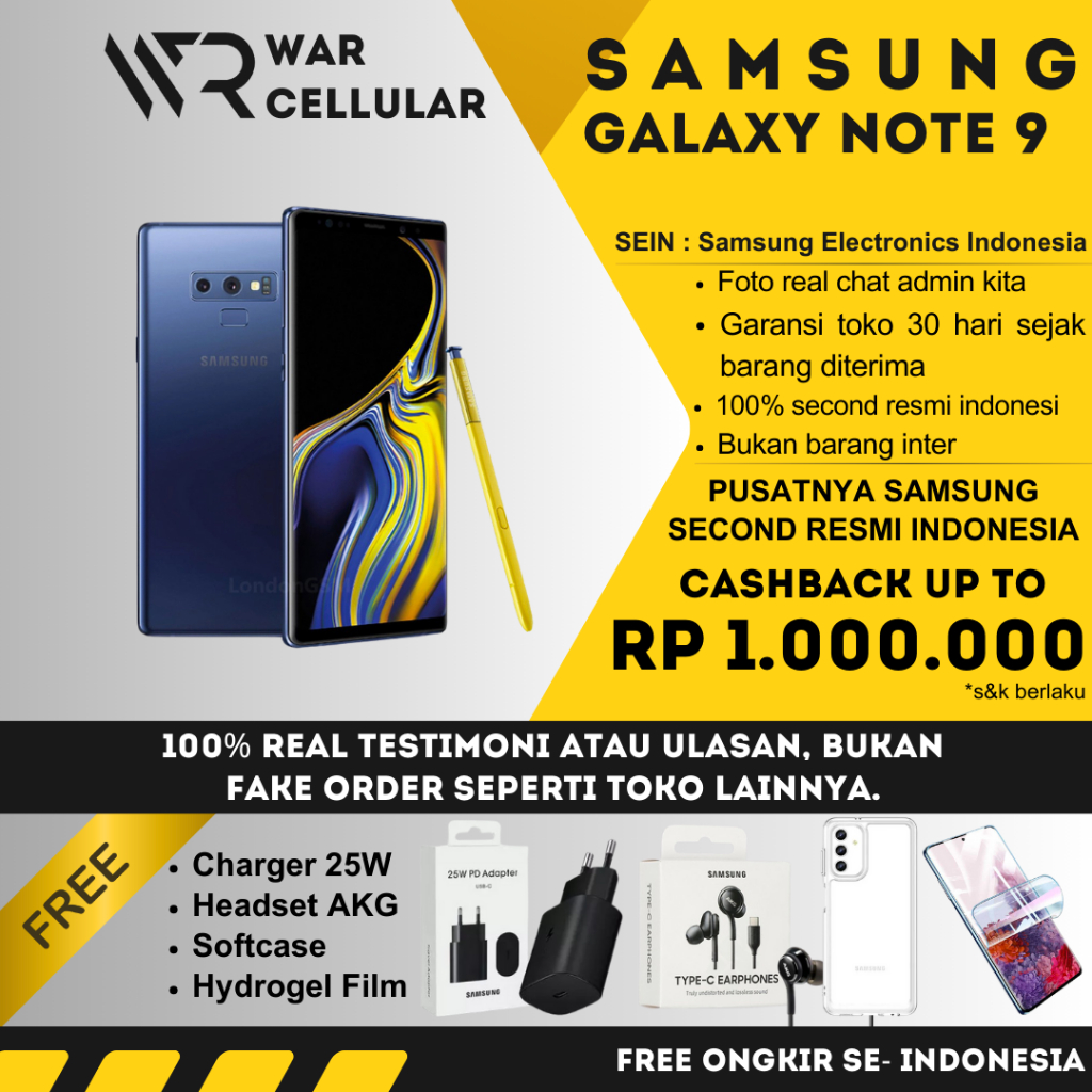 【新品未開封】galaxy Note9 RAM8GB　ROM512GB　ブラック Samsung Galaxy Note 9 (Midnight Black, 512 GB) (8 GB RAM