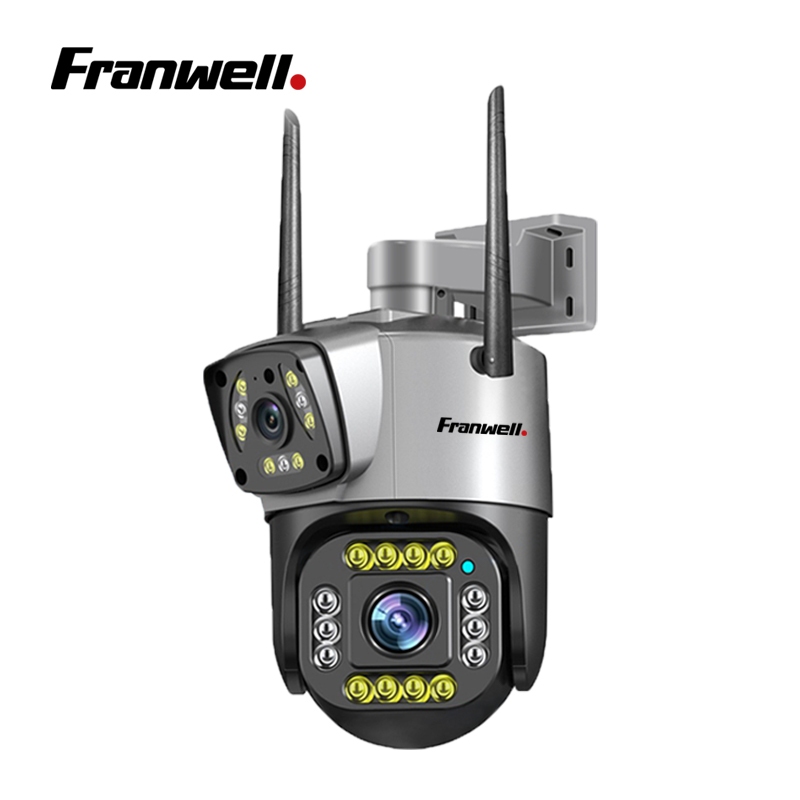 Jual Franwell V10 Kamera CCTV WiFi Outdoor Dual Lensa 1080P | Night ...