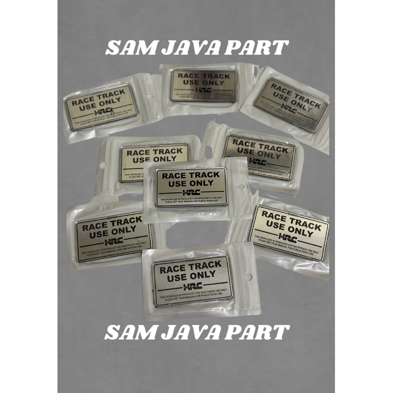 Jual EMBLEM HUGER KOLONG SPAKBOR HONDA EMBLEM HRC Race track use only ...