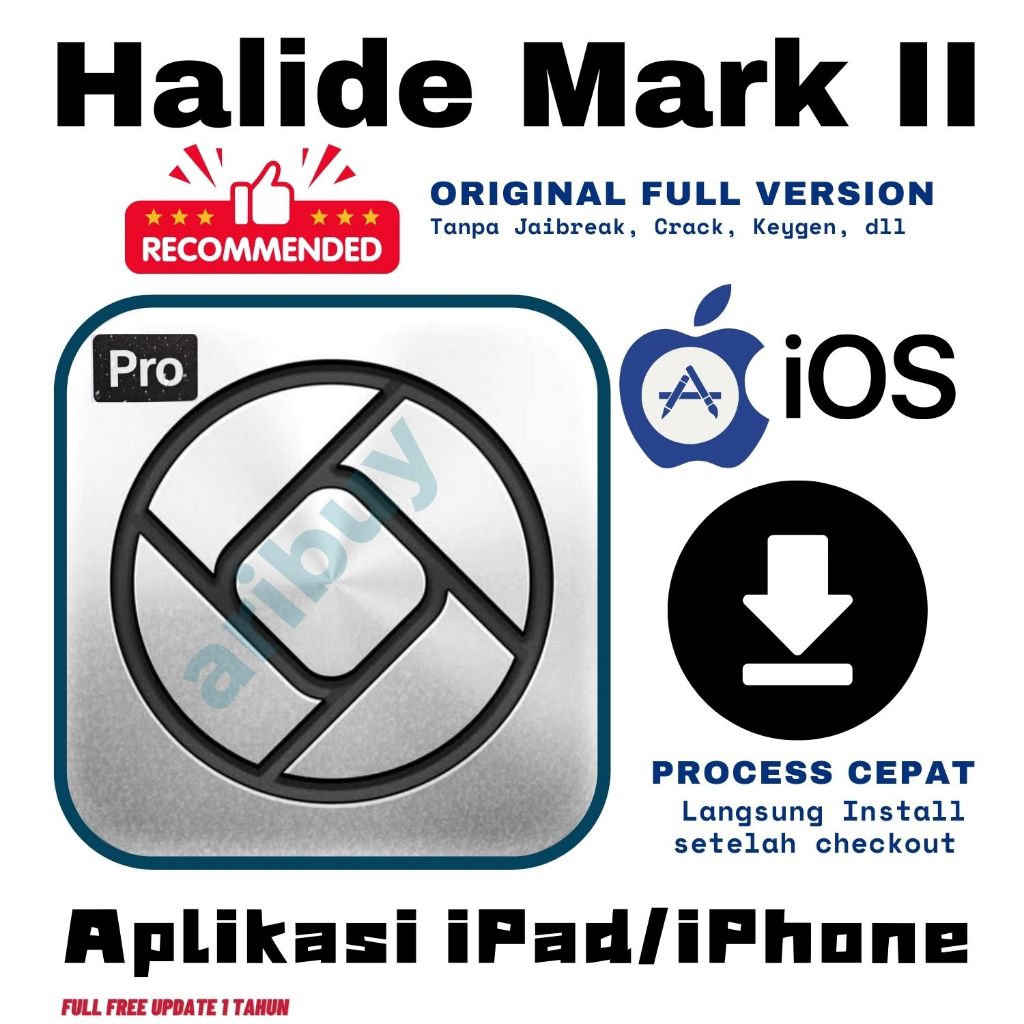 Jual Halide Mark II for iOS (iPhone) Aplikasi Kamera Profesional