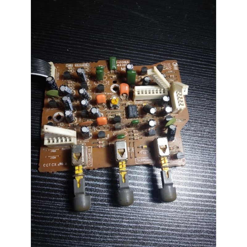Jual Modul Kit Ampli Tone Control Loudnes Avc Suround Polytron dat 63c ...