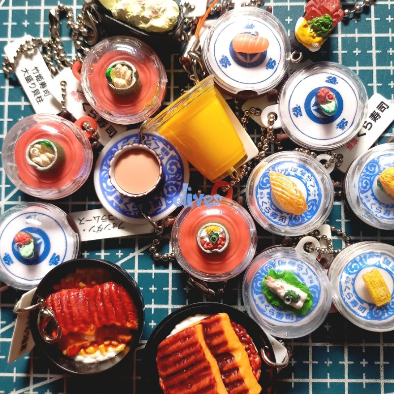 Jual [READY] Trinkets Kura Sushi Keychain Food Japan ganci charm ...