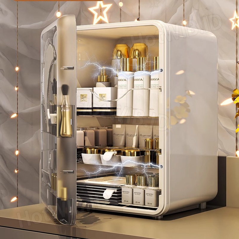 Jual Rak Kosmetik Rak Penyimpanan Kosmetik Rak Anti Debu Storage Box ...