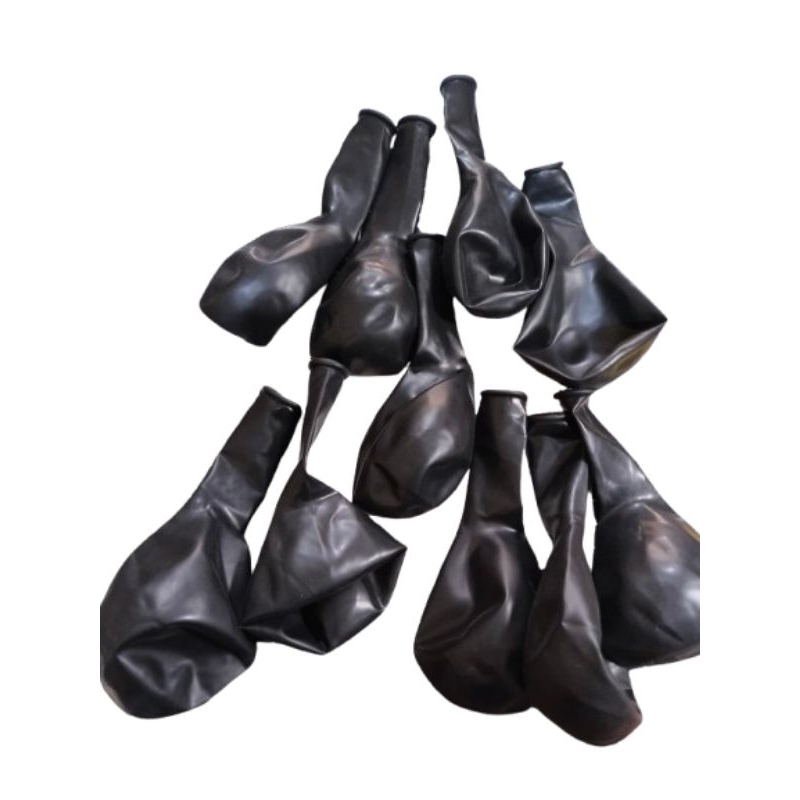 Jual BALON WARNA HITAM ISI 10 PCS | Shopee Indonesia