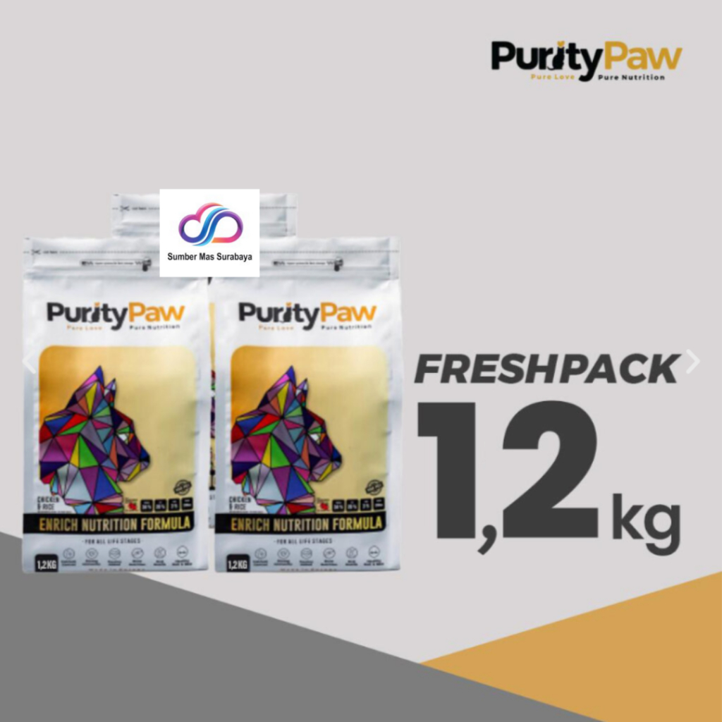 Jual PURITY PAW 5 KG SUPER PREMIUM CAT FOOD FRESHPACK All Life Stages ...