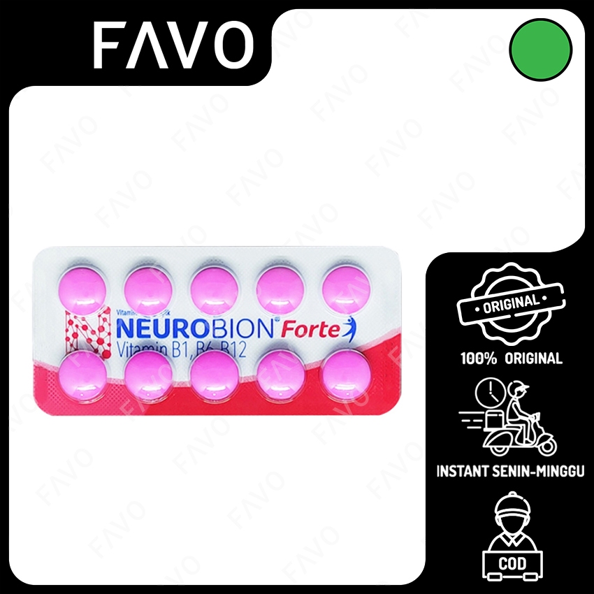 Jual Neurobion Forte Suplemen Kesehatan Saraf - 10 Tablet | Shopee ...