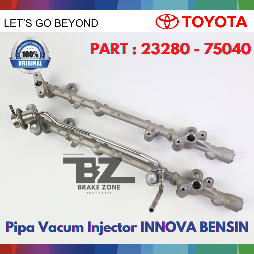 Jual PIPA INJECTOR KOMPLIT VACUM TOYOTA DENSO INNOVA BENSIN Original ...