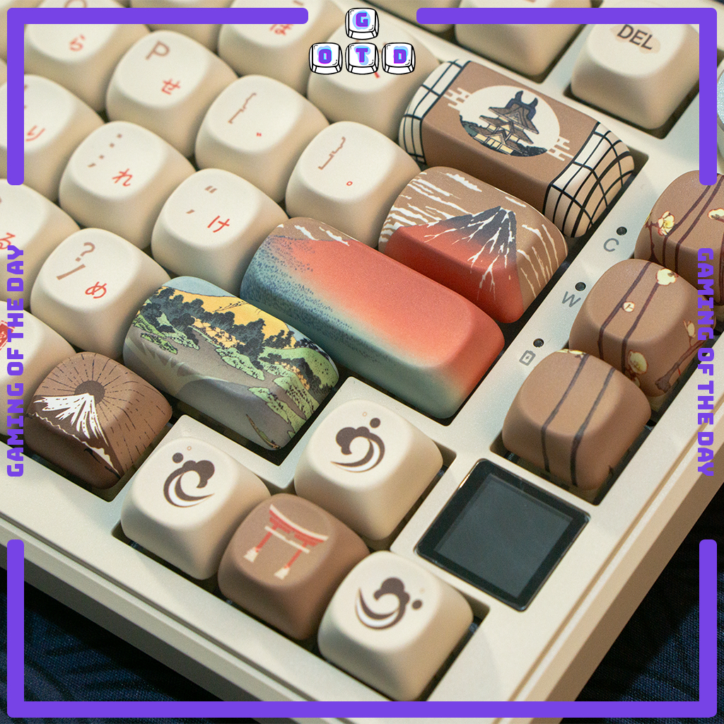 Jual Fuji Mountain Fugaku with Japanesse Root MOA Profile Keycaps by ...