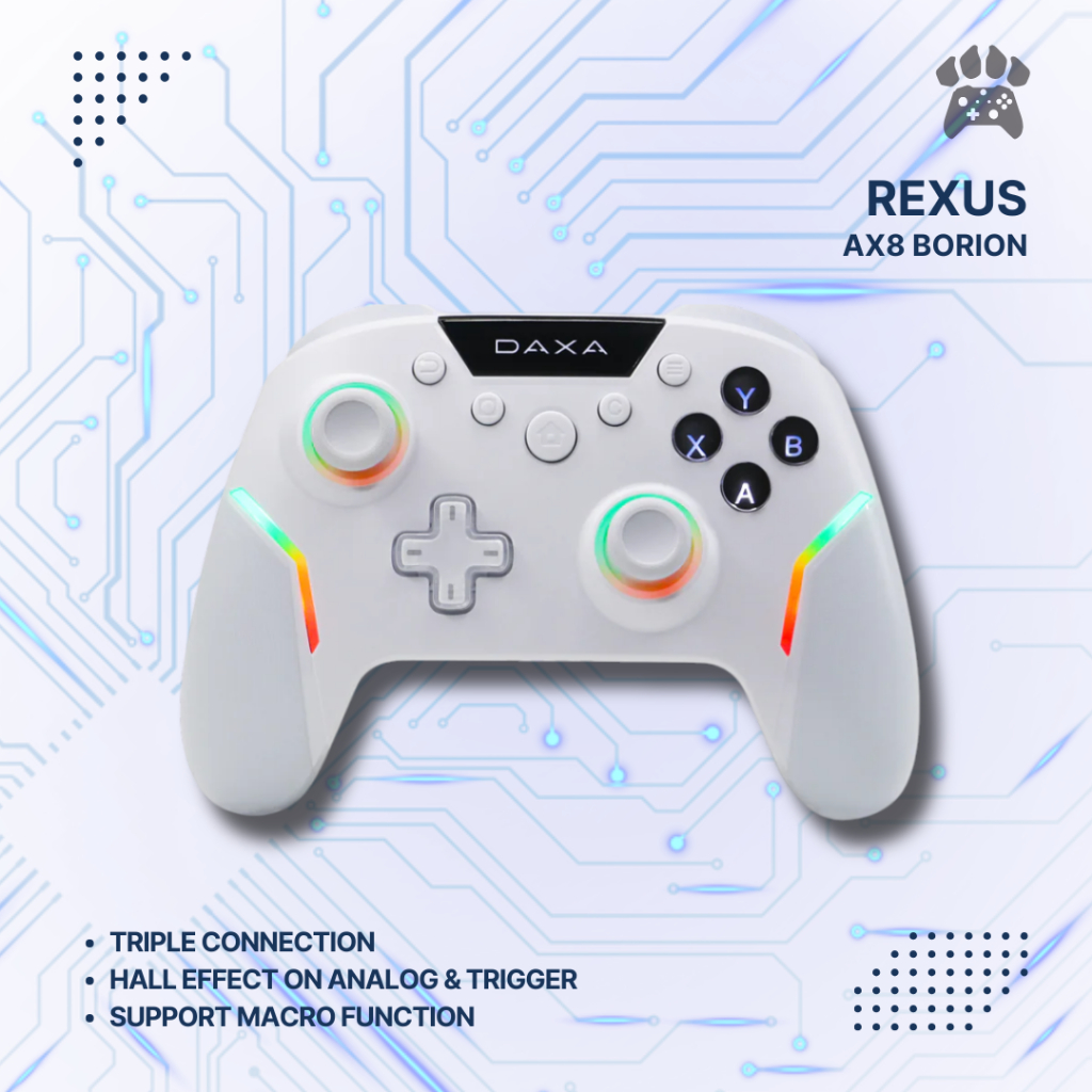 Jual Rexus Daxa AX8 Borion Gamepad Daxa AX-8 Rexus Borion Wireless ...