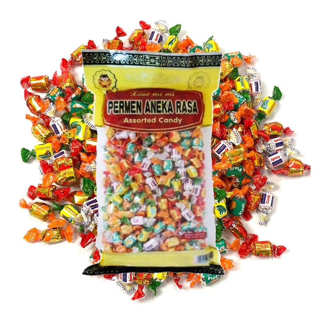 Jual Permen Buah Xiaomimi Rasa Leci Apel Nanas Pisang Strawberry 500gr ...