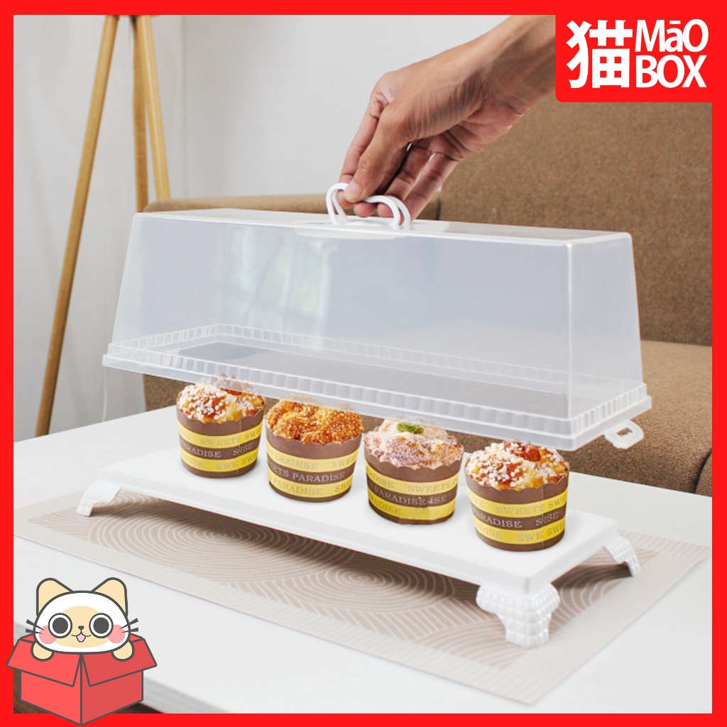 Jual TEMPAT KUE PLASTIK / TEMPAT ROTI / BUTTERFLY CAKE KEEPER - MAOBOX ...