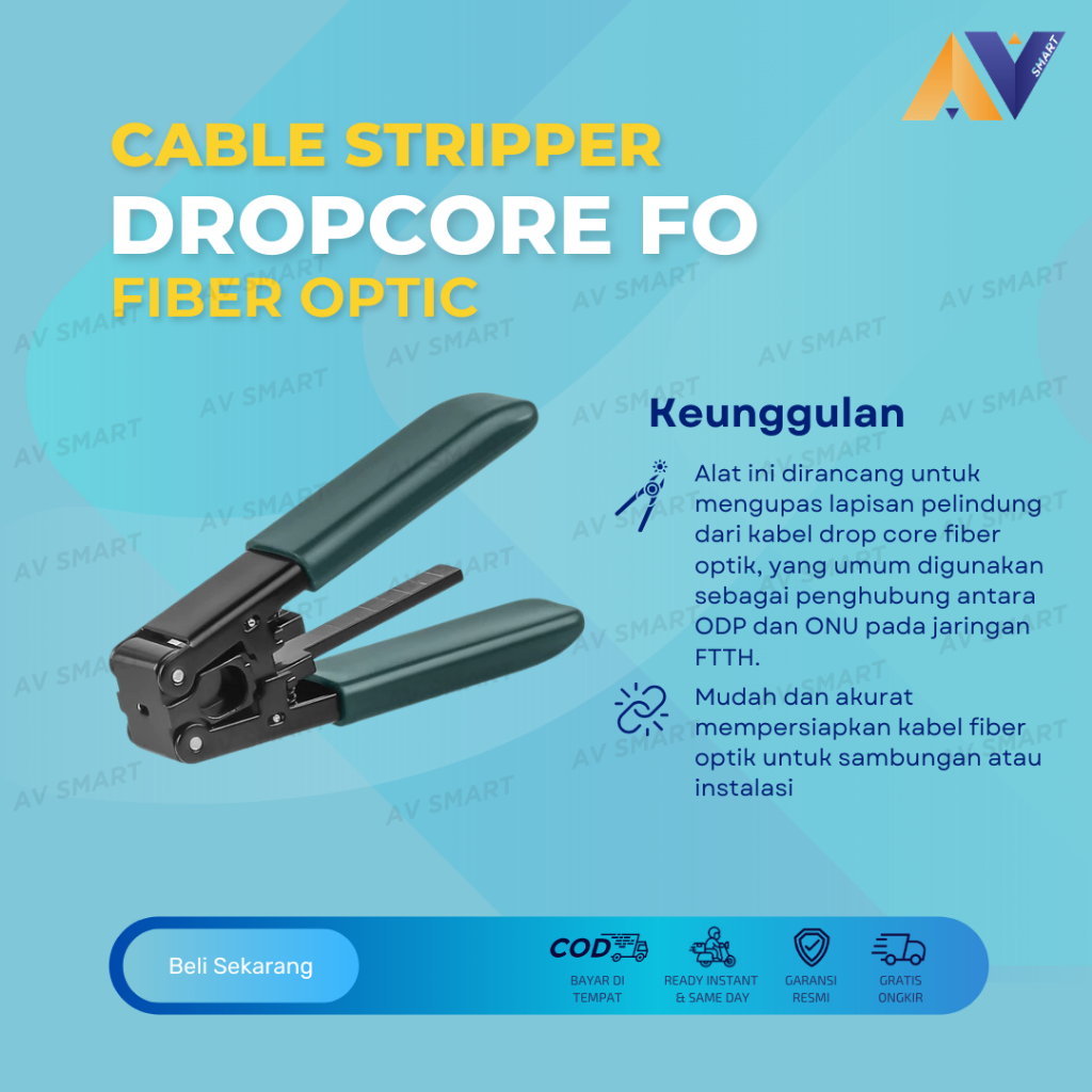 Jual Cable Stripper Drop Core FO (Fiber Optic) Tang Pengupas Kabel ...