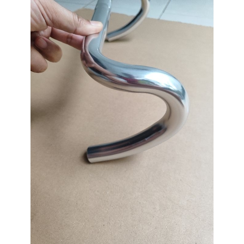 Jual Magix Compact Dropbar Handlebar untuk Roadbike Fixie Silver ...