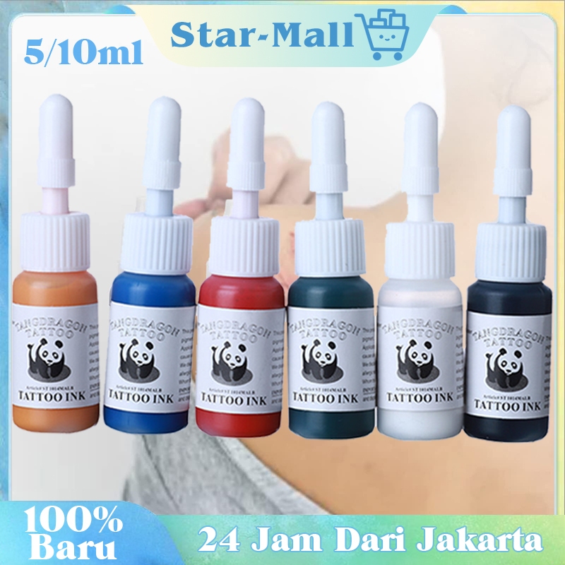 Jual Tinta Tattoo Tatto Ink Set Original 5/30ml 6pcs | Shopee Indonesia