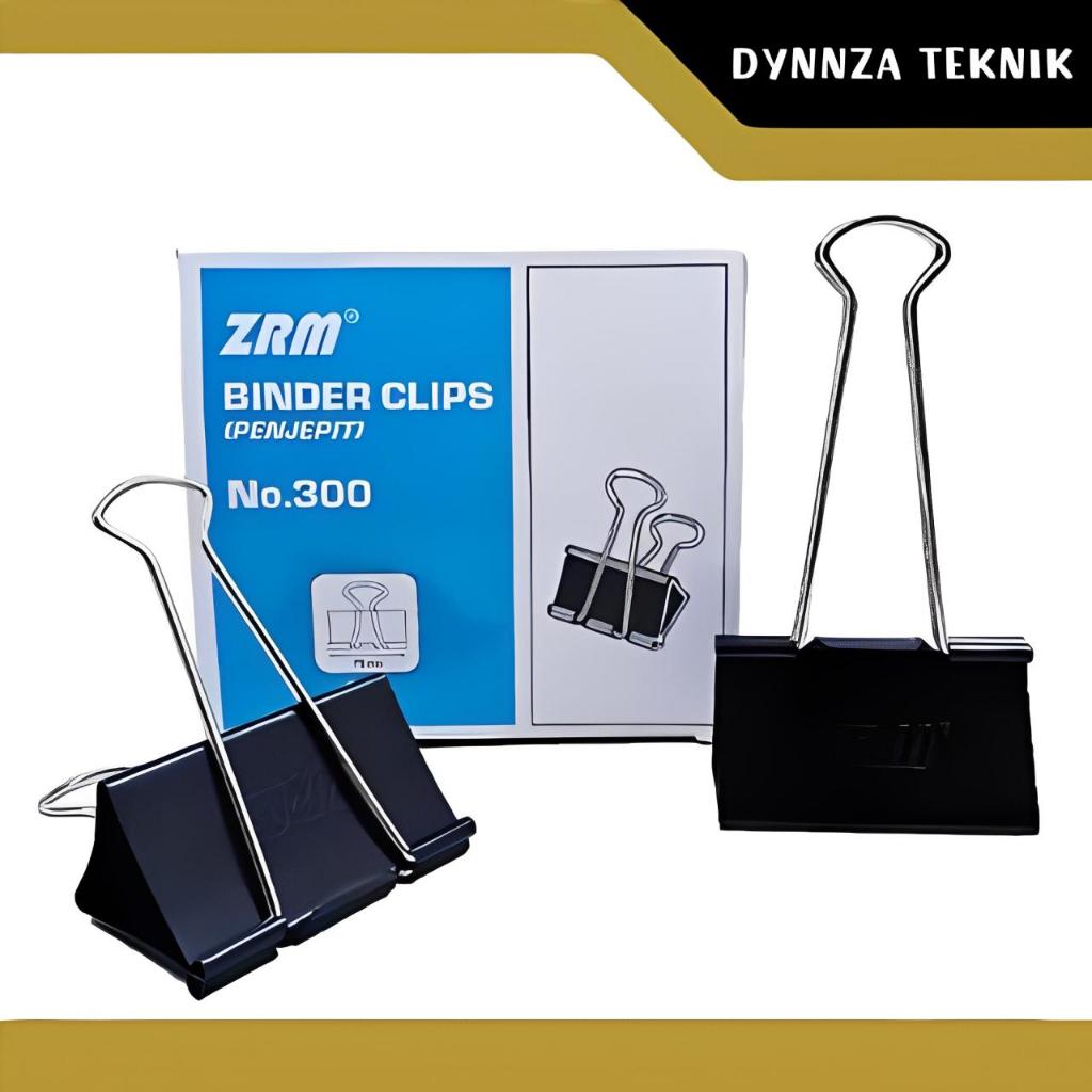 Jual Binder Clip Paper ZRM 300 75mm/Penjepit Kertas ZRM | Shopee Indonesia