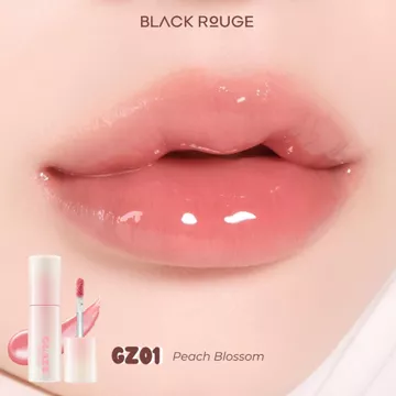 BLACK ROUGE Lip Gloss KOREA Chewy Lip Glaze High Shine Jelly Texture Volume High Glow Glaze