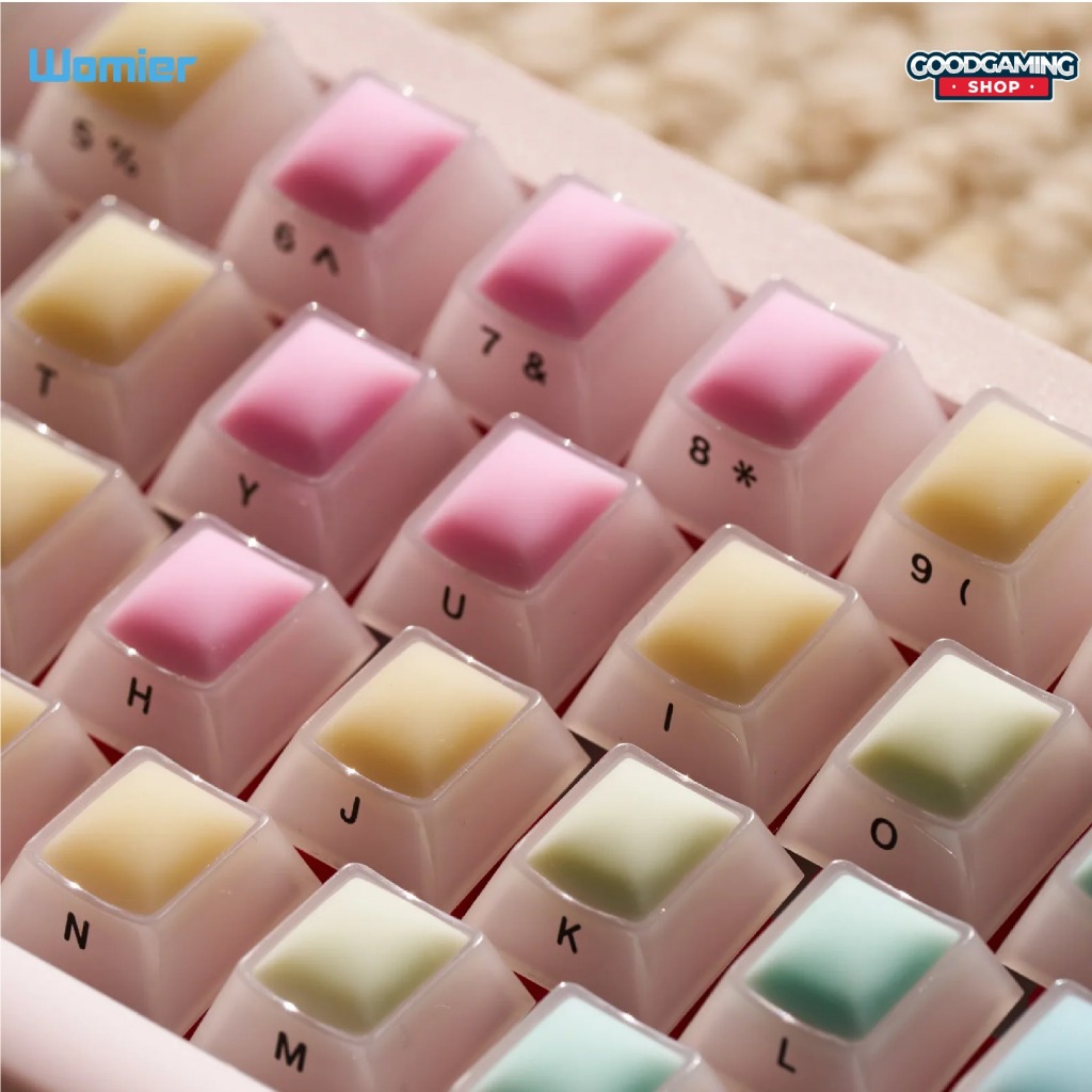 Jual WOMIER Rainbow Jello 126-Key Cherry Profile Silicone+PC ...