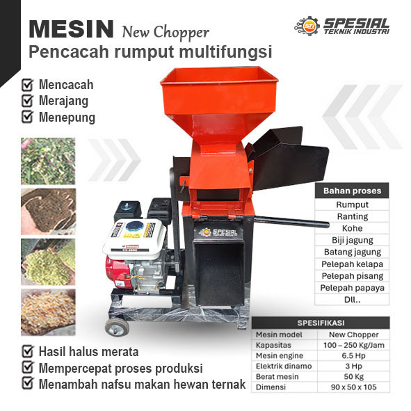 Jual Mesin cacah rumput multifungsi New Chopper | Shopee Indonesia