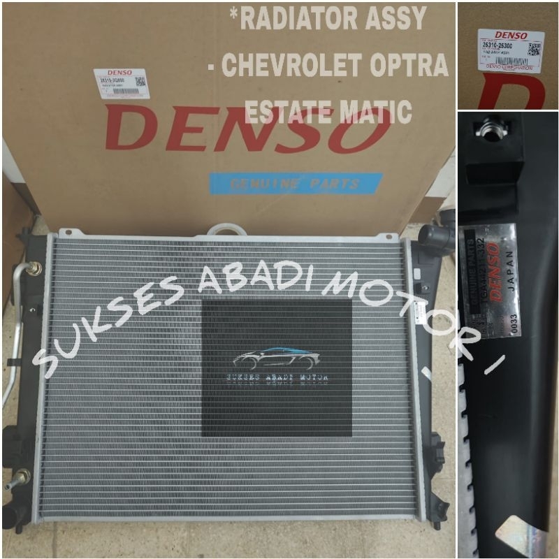 Jual RADIATOR ASSY CHEVROLET OPTRA ESTATE MATIC ORIGINAL DENSO | Shopee ...